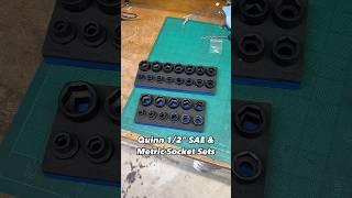 Quinn 1/2” Drive Metric Low-Profile Impact Socket Sets | Harbor Freight #shorts