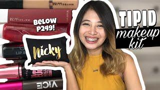 TIPID MAKEUP KIT FOR BEGINNERS/STUDENTS! (AFFORDABLE) | Nicky Merilo