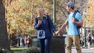 Holding People's Hand Prank