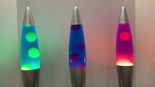 Lava Lamps Night Light, White Background, No Audio