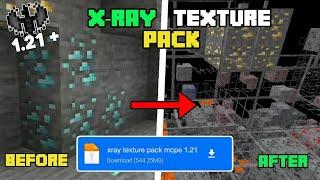 X-RAY Texture Pack For MCPE/Bedrock 1.21 ️| X-Ray Mod For Minecraft Pe 1.21