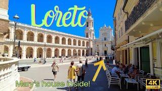 [4K] Loreto, Italy Walking Tour: Basilica, Views & Cultural Gems of a major pilgrimage destination