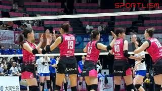 ชัชชุอร อิโนอุเอะ รัวไม่ยั้ง พา Himeji อัด Hisamitsu สุดมันส์ วอลเลย์บอลญี่ปุ่น