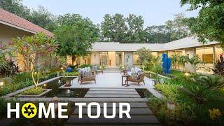 Inside Gujarat Luxury House: Three Courtyards And Four Gardens (House Tour).