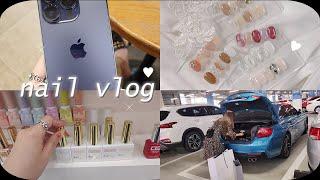 nail vlog | Nailist Vlog (Deerse bling gel, nail art price measurement, iPhone 14 Pro)