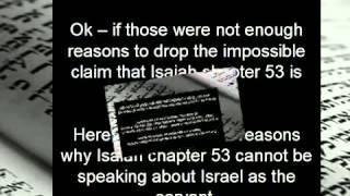 ISAIAH 53  Why Israel is disqualified.