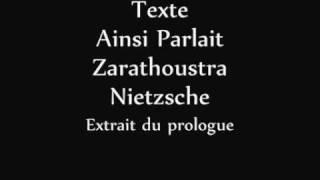 F. Nietzsche - Le dernier Homme (Zarathoustra)