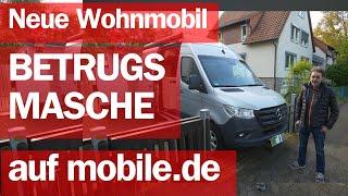 Wohnmobil Betrugsmasche auf mobile.de. Zahnarzt Arnold wäre fast darauf reingefallen. Wir warnen!