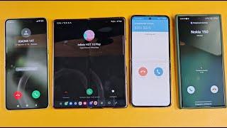 ONE XIAOMI VS 3 SAMSUNG INCOMING CALL SKYPHONE WHATSAPP XIAOMI 14T SAMSUNG S24 ULTRA Z FOLD& FLIP