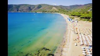 Spiaggia di Lacona all'Isola d'Elba, a Capoliveri