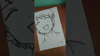 Anime sketch with marker in only 30 minutes. #amplifier song #sushma ,s sketch #shorts #VIRAL 