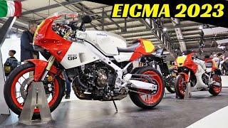 EICMA 2023 Milano - NEW 2024 Yamaha XSR900 GP - Back to the 80s! - Walkaround & Details