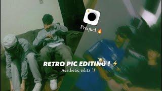 Retro pic editing tutorial! 🪐 | drippxaesthetic__  #retroedits #picediting #editingtutorial