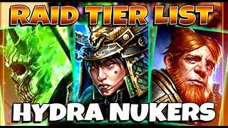 Top Hydra Destroyers: Best Nukers Tier List for Raid Shadow Legends