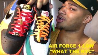 Air Force 1 "What The NYC" review On Foot