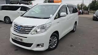 Toyota Alphard 2.4 Hybrid 2012(62) Automatic 7 Seats CC D-roof ULEZ Free