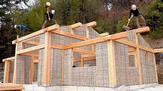 Amazing Fastest Building Wooden House Method | Incredible Wooden House Construction Workers Skillful