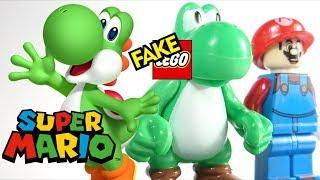 Fake Lego Yoshi The Dino Super Mario Custom Minifigure