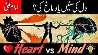 Heart vs Mind - By Imam Ali as | Head or Heart | Success | Mehrban Ali | Right Decision | Motivation