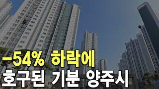 호구된 기분 양주시 -54% 하락