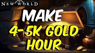 Can you make loads of gold farming dark hide in New World?