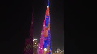 దుబాయ్ #light show Burj khalifa,worlds tallest building,Dubai #shorts#Ravurisisters