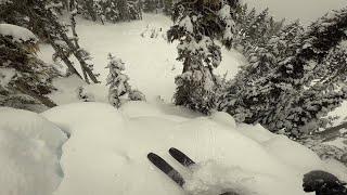 Blackcomb pow laps