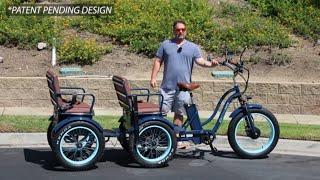 Wow! Passengers & Cargo: The Ultimate Electric Bike! The Best 3 Wheel EBike for Transportation