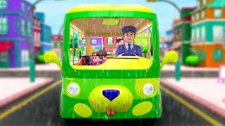 Wheels on the Bus Nursery Rhymes for Kids & Cartoon Videos