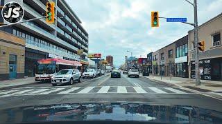 Driving in Toronto From Midtown to Etobicoke (Nov 2024)