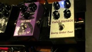 Stomp Under Foot Violet Menace vs Wren And Cuff Violet World Fuzz Pedal Shootout