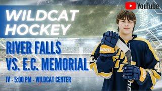 River Falls Wildcats Boys Hockey JV vs. Eau Claire Memorial Old Abes