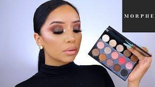 MAKEUP MONDAY | BROWN SMOKEY EYES WITH GLITTER | MORPHE BRUNCH BABE PALETTE