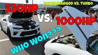 Supercharged Camaro Vs Big Turbo Firebird