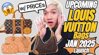 UPCOMING LOUIS VUITTON Bags (w/PRICE)launch JANUARY 2025 LEATHER SPEEDY P9 + HEART SHAPE NANO SPEEDY