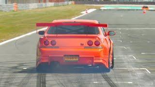 1000HP Nissan Skyline Bee*R B334R RB30 - BURNOUTS, Accelerations, EPIC Sound!