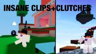 INSANE CLIPS+CLUTCHES (Roblox bedwars)