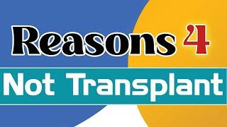 Hair Transplant in Mangalore | Reasons for not Transplanting