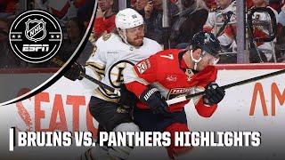 Boston Bruins vs. Florida Panthers | Full Game Highlights | NHL on ESPN