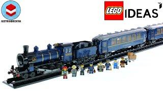 LEGO Ideas 21344 The Orient Express Train – LEGO Speed Build Review