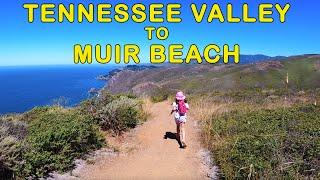 Tennessee Valley Trailhead to Muir Beach (and back)