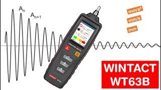 Tester Vibrometro Medidor Vibraciones Digital Mantenimiento Predictivo Wintact WT63B