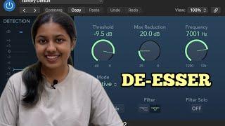 How to use a DE-ESSER ? Remove the harsh sounds from your track !