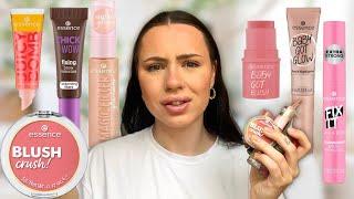 CHEAP MAKEUP?! Full Face of Essence Cosmetics | Testing Affordable Makeup (+ VIRAL dupes)