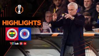 FENERBAHCE vs RANGERS | Hàng thủ thi nhau mắc sai lầm, Mourinho ngã đau | Europa League 24/25