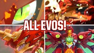 Bakugan Dragonoid ALL Evolutions Compilation! - Bakugan: Battle Planet