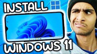 Install Windows 11 on a Smartphone 
