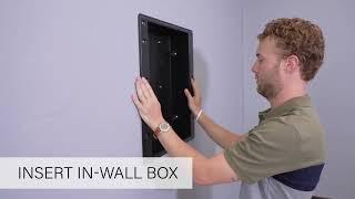 Installing the Sanus Premium Large In Wall Full Motion Mount - For 42" - 85" TVs