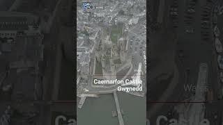 Fly: Caernarfon Castle Gwynedd Wales #history #castle #wales