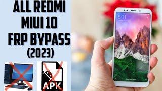 Redmi miui 10 frp bypass || mi miui 10 frp bypass (2023)